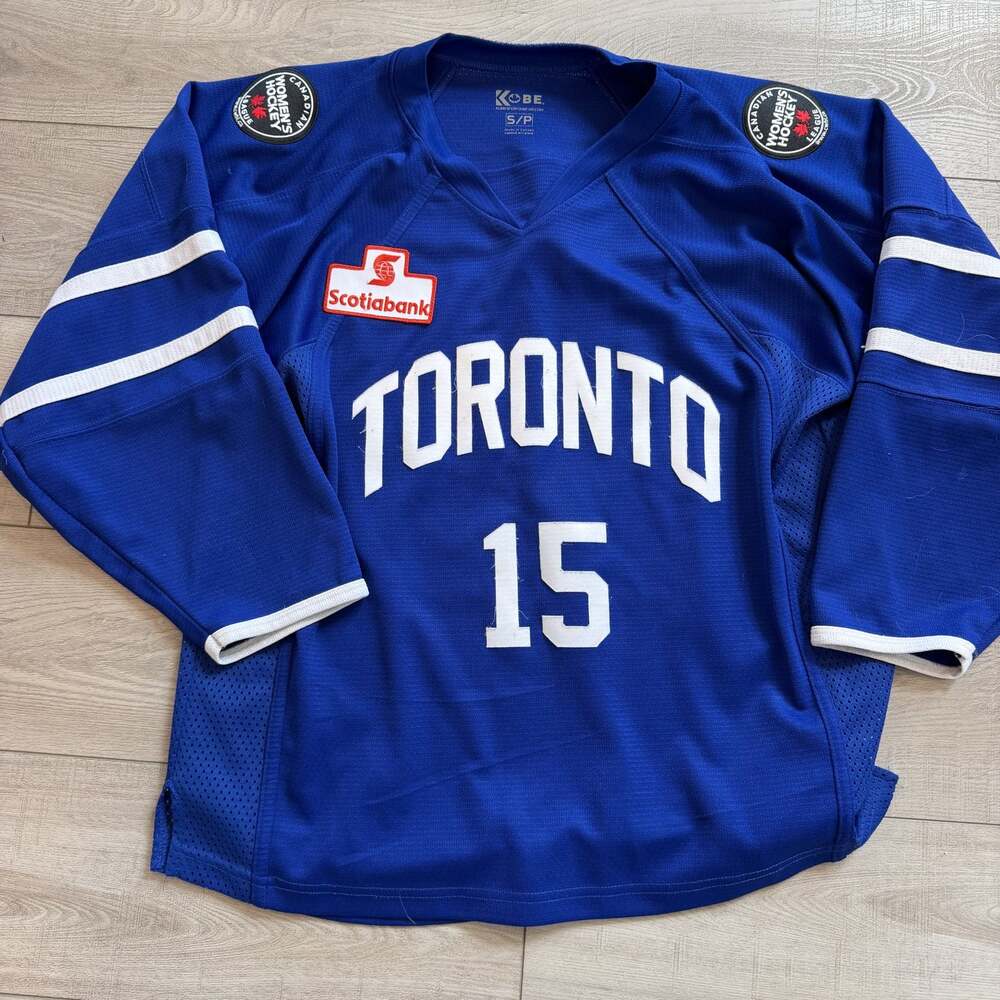 Kobe Toronto Furies CWHL #15 Bowman Signed Hockey
